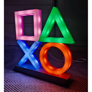 3月🆕🔥paladone PlayStation Icons Light XL 四色圖型燈飾 手把按鈕造型燈 夜燈