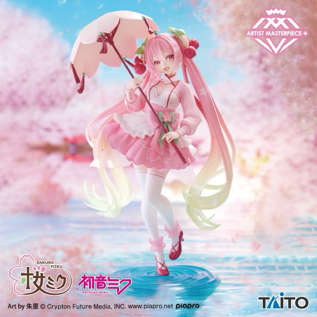 ⭐️PIPI HAPPY⭐️日貨倉庫 現貨 櫻初音 TAITO AMP初音未來 櫻花洋裝 洋傘 模型 日版 景品 公仔