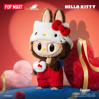 POP MART 泡泡瑪特 THE MONSTERS × HELLO KITTY - 搪膠毛絨公仔 正版公仔玩具