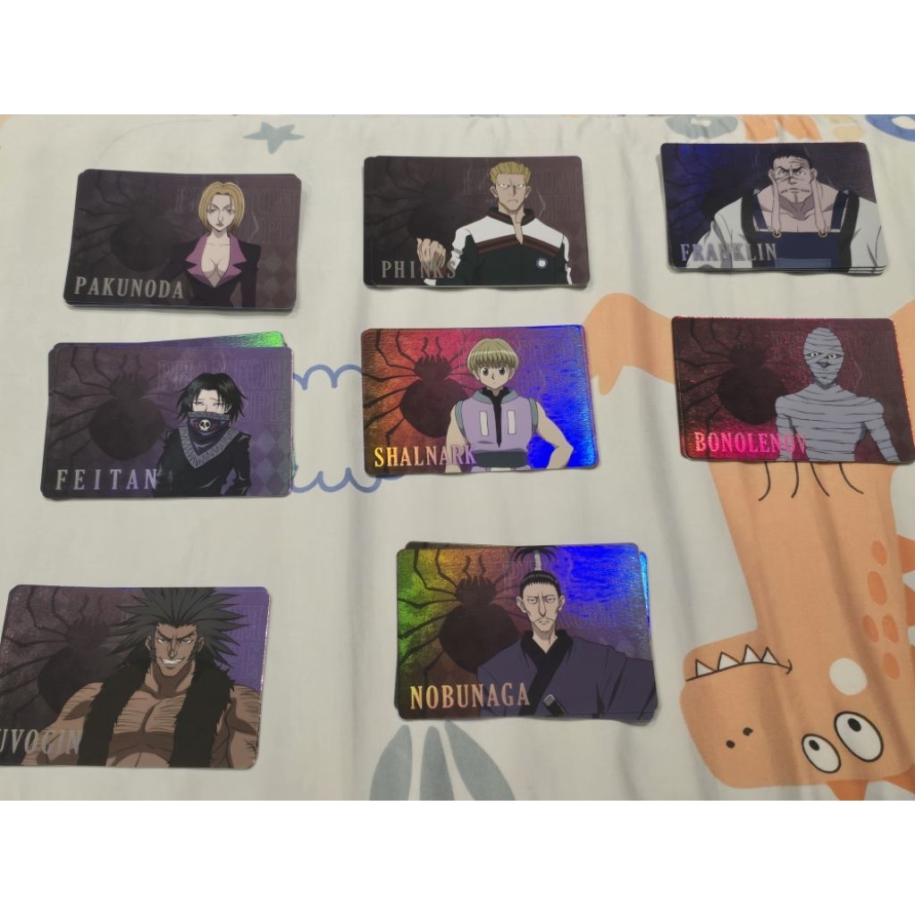 〔現貨〕獵人正版機台小卡 幻影旅團正版機台小卡 不拆賣整圖便宜出
