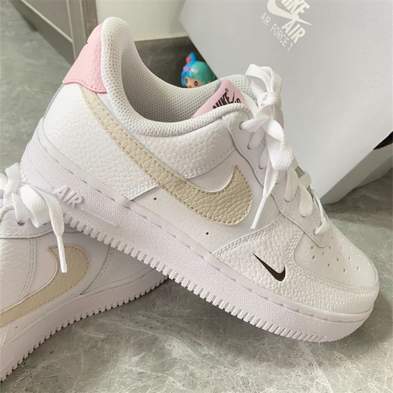日本代購 Nike Air Force 1 AF1 白粉 粉尾 燕麥粉 櫻花粉  荔枝皮 女鞋 HF9992-100