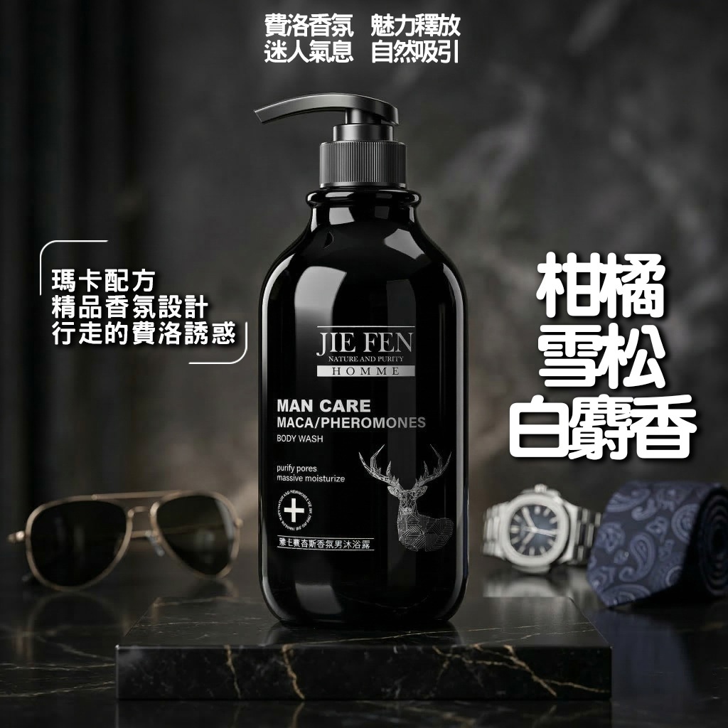 【隔日到達｜台灣製】瑪卡費洛香氛沐浴乳 750ml 男士沐浴乳 持久留香 去除汗味 質感男香 男友老公禮物 聖誕交換禮