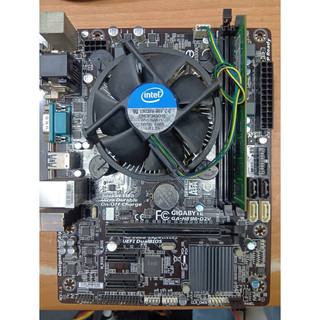 技嘉 GA-H81M-D2V+i3-4130+4g(含檔板風扇/不拆賣)-二手良品