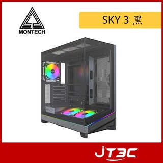 MONTECH 君主 SKY 3 玻璃透側 ATX機殼《黑/白》