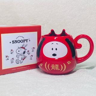 正版 PEANUTS Snoopy 史努比 達摩 陶瓷馬克杯 （ 達摩 龍年 ） 生肖 生日禮物 龍年特別版 達摩馬克杯