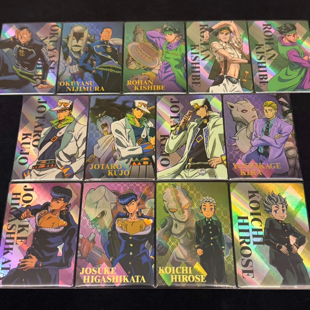 (正版機台) JoJo的奇妙冒險 小卡 不滅鑽石 抽卡機 快閃店 閃卡 東方仗助 康一 岸邊露伴 吉良吉影 空條承太郎