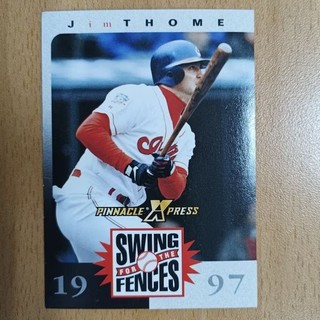 1997 Pinnacle X-press Swing for the Fences名人堂球星 Jim Thome 特卡