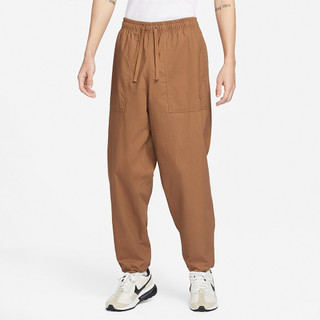 NIKE 長褲 CLUB BARCELONA PANT 卡其棕 寬鬆 綁繩 窄管 休閒褲 男 FN3097-281