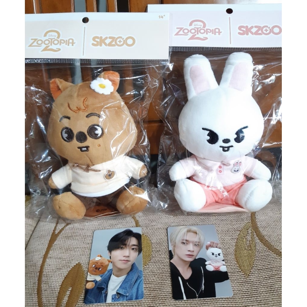 【現貨】Stray Kids zootopia2 skzoo 坐娃 滿額卡 Leebit Han quokka 旻 城
