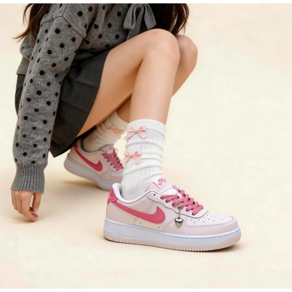 🇯🇵 Nike Air Force 1 '07 Valentine's Day 情人节限定 情侣款 板鞋 女鞋 粉色