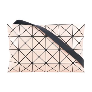 ISSEY MIYAKE三宅一生 BAO BAO LUCENT 4X6 拉鍊斜揹包(杏粉色)