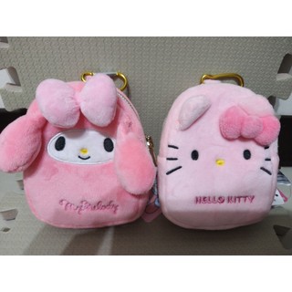 正版三麗鷗 5吋 背包造型零錢包 Hello kitty 美樂蒂