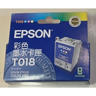 全新 EPSON 環保墨水匣 T018 彩色 適用EPSON 680/777/777I.