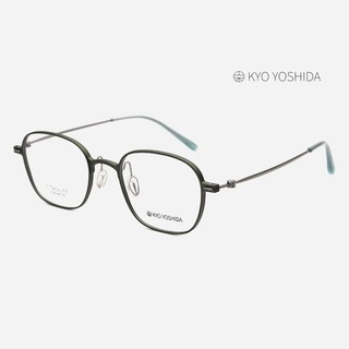 Kyo Yoshida 7705 吉田京眼鏡｜職人復古商務款純鈦方框眼鏡 男生品牌眼鏡框【幸子眼鏡】