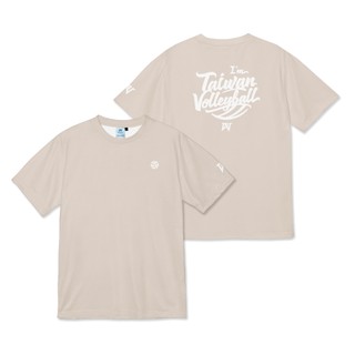 【DV TAIWAN】TAIWAN VOLLEYBALL排汗短TEE｜奶茶 #排球 #台灣