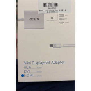 ATEN MINI DISPLAY PORT 轉HDMI 轉接器（VC980)