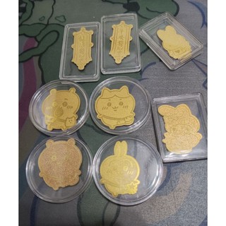 999足金2mg黃金手機貼 背貼 健康符 平安符 祈福吉伊卡哇 小八 烏薩奇 美樂蒂melody 米菲miffy