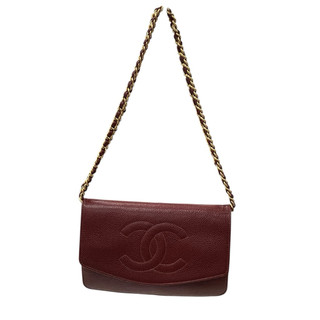 【新莊幸福店】肩背包 CHANEL 等級B Timeless CC Wallet RED 6956720 二手寶物工廠