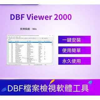 DBF Viewer 2000 v8.99 英文版 檔案瀏覽器和編輯器軟體工具