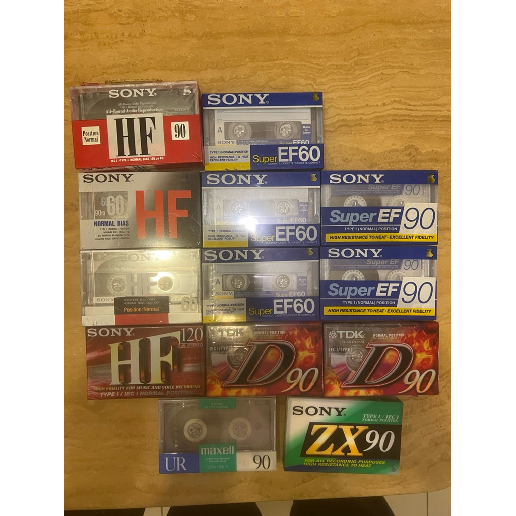 sony.maxell-ur.TDK-D90空白錄音帶13卷