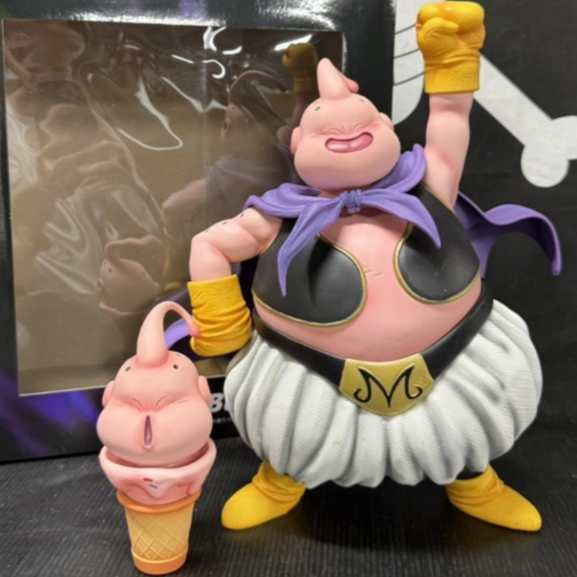 【七龍珠】 CPR 魔人普烏 雙頭雕 附冰淇淋底座 胖普烏 肥普烏 胖布歐 七龍珠普烏 魔人布歐 大普烏 龍珠 翻模模型