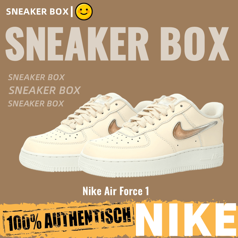 【U+】Nike 鞋 Nike WMNS Air Force 1 '07 SE Premium 奶油白水晶鉤 空軍一號