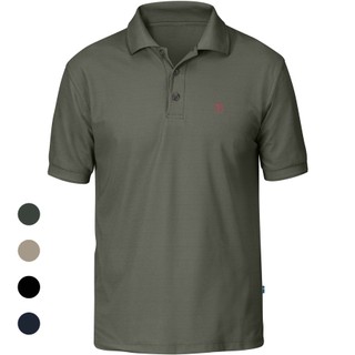 Fjallraven 北極狐 小狐狸 男 Crowley 快乾POLO衫 短袖排汗衣 81783 綠野山房