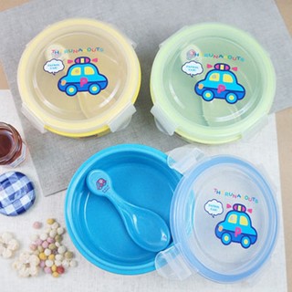 RunAbouts 植物纖維樂扣碗+內附湯匙