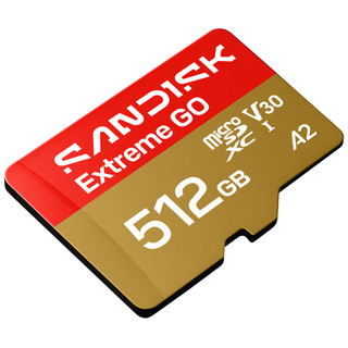 SANDISK Extreme GO 512G microSDXC U3 UHS-I V30 A2 記憶卡 代理商公司貨