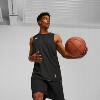 PUMA 背心 籃球系列 TEAM 黑白 雙面穿 運動背心 男 67664001