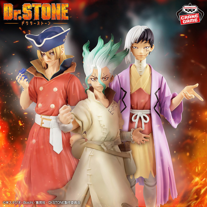 🔥鹿本🔥全新 日版 景品 BANDAI Dr.STONE 新石紀 造形的科學 石神千空 七海龍水 淺霧幻 公仔 模型
