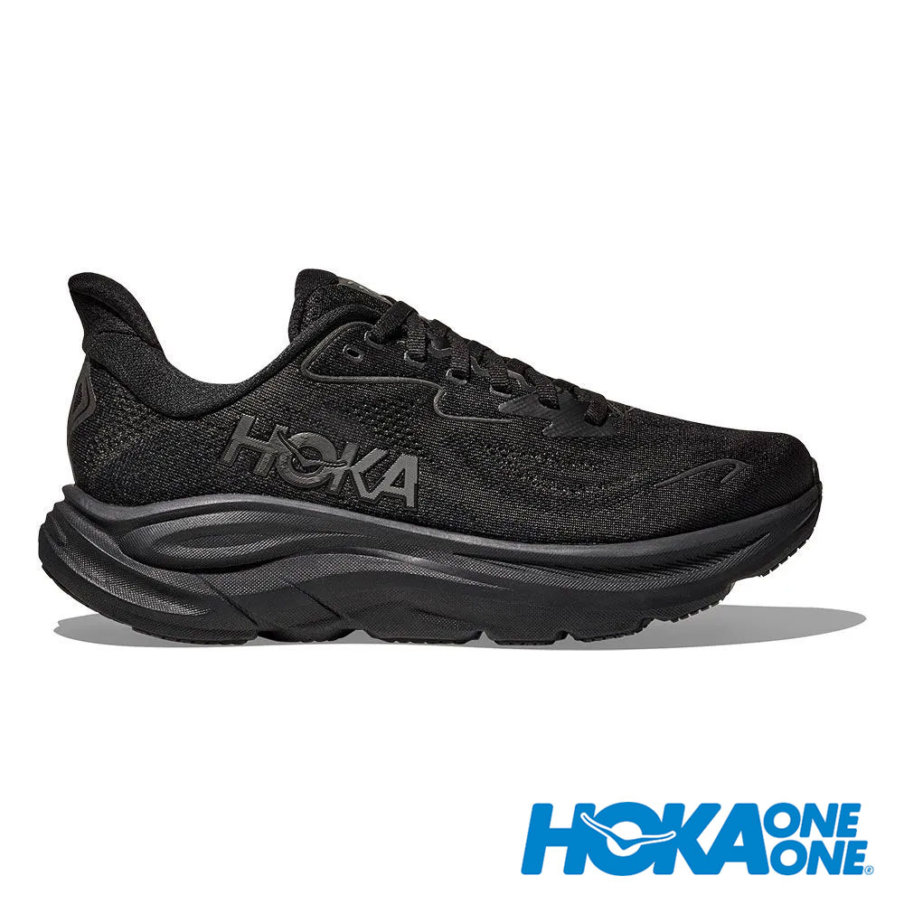 【HOKA】女 Clifton 10 Wide 路跑鞋(寬楦)『黑』1162050