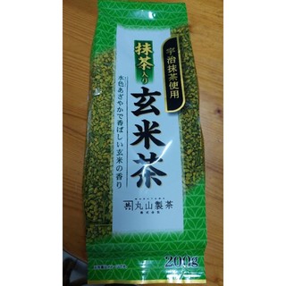 日本丸山製茶 加入抹茶的玄米茶 宇治抹茶 200克