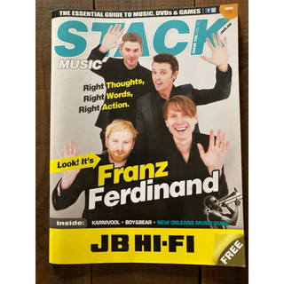 澳洲影音店 JB HI-FI 音樂電影期刊STACK Issue 106. Franz Ferdinand