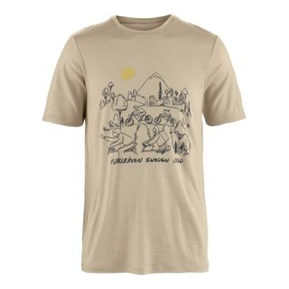 【Fjallraven 北極狐】Hoja Lugne Wool 短袖羊毛排汗衣 12600330 男