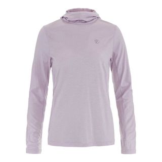 【Fjallraven 北極狐】Abisko Wool 連帽羊毛長袖排汗衣 14600265 女