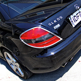 JR-佳睿精品 Benz SLK R171 電鍍銀後燈飾框 鍍鉻尾燈框