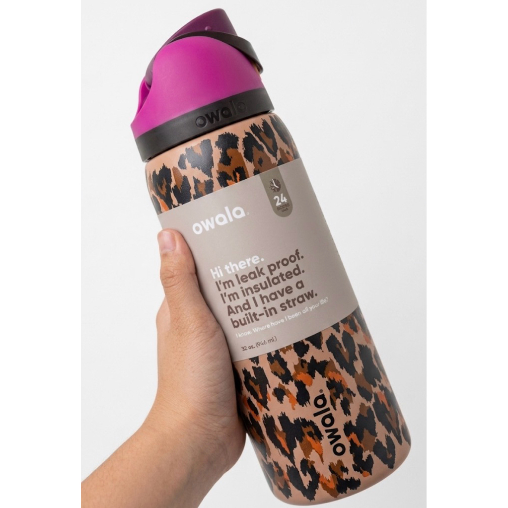 *妍妍代購* Owala水壺 現貨商品 極速出貨 32oz 豹紋款