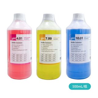 【德記儀器】pH校正液 酸鹼校正液pH4.01 pH7.00 pH10.01台製校正液含批次序號及COA報告 含稅附發票