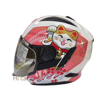 <Hi car> ZEUS 瑞獅 ZS-613B 613B 招財貓 輕量化 內墨鏡 雙鏡片 3/4半罩式 安全帽