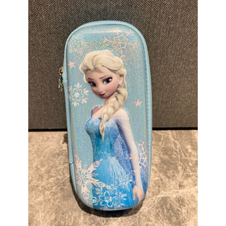 正版 Disney 迪士尼 冰雪奇緣 鉛筆盒 收納盒 立體浮雕圖案 艾莎 Elsa