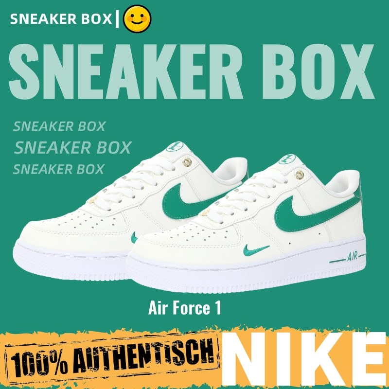 【U+】Nike 鞋 Air Force 1'07 "米白綠40周年" 空軍一號 男女鞋 百搭 休閒運動鞋 板鞋