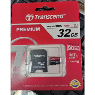 紅色包裝 ◎ 創見Transcend 32G UHS-I microSD C10 記憶卡◎ 400元