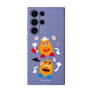 【TOYSELECT】Pixar玩具總動員-蛋頭夫妻純色矽膠SAMSUNG手機殼