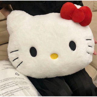 Hello Kitty貓抱枕 凱蒂貓毛絨玩具 可愛卡通床頭靠墊 沙發靠枕 汽車靠背 貓咪超萌娃娃公仔玩偶