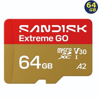 SanDisk 64G 64GB microSD extreme GO 170MB 4K SDSQXGN-064G記憶卡