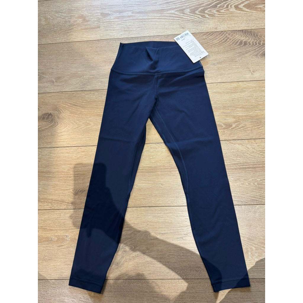 Lululemon全新深藍色Align HR瑜伽褲25‘