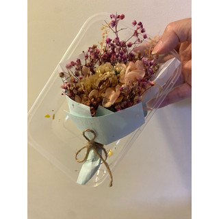 粉色系乾燥花系列-乾燥花材料盒（DIY)、花束