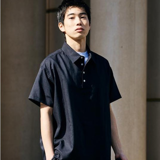 FREAK'S STORE Relax Fit 寬鬆版 亞麻混紡 Polo領 襯衫