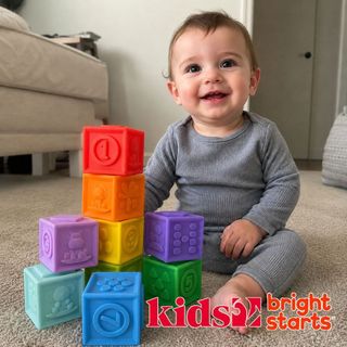 【美國kids2】Bright Starts 彩色數字軟積木 BS-12616